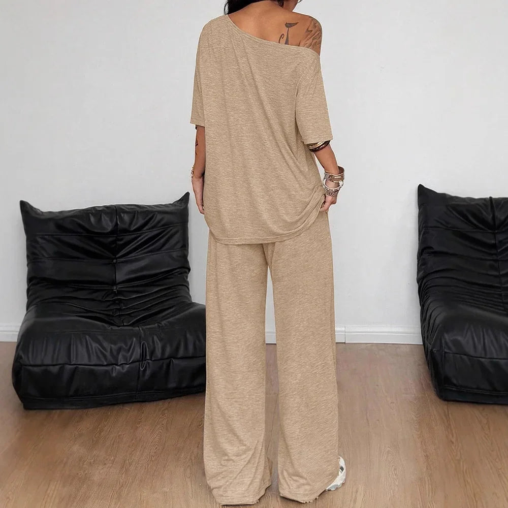 Belmara™ Set mit Lockerem Schnitt und Verstellbarer Taille