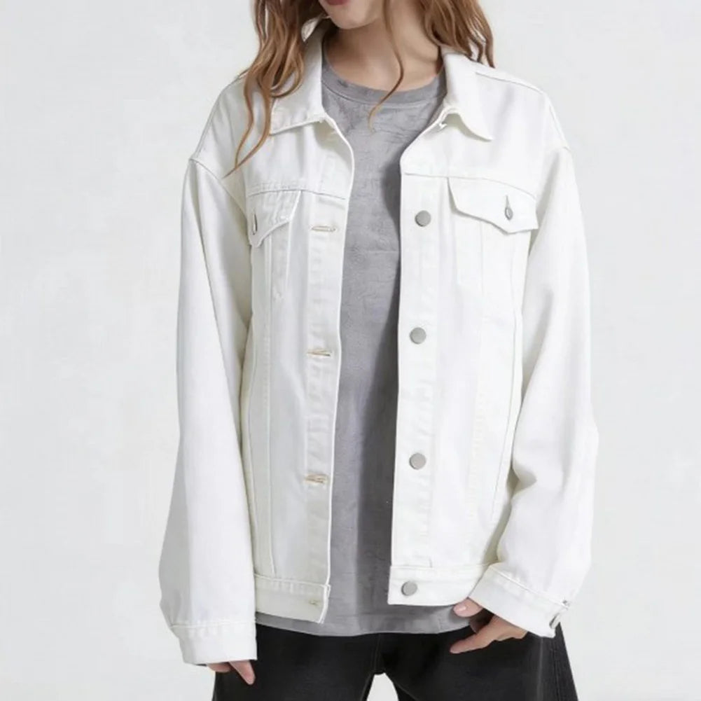 Oversize-Jeansjacke Carlina™ mit Markanten Nähten