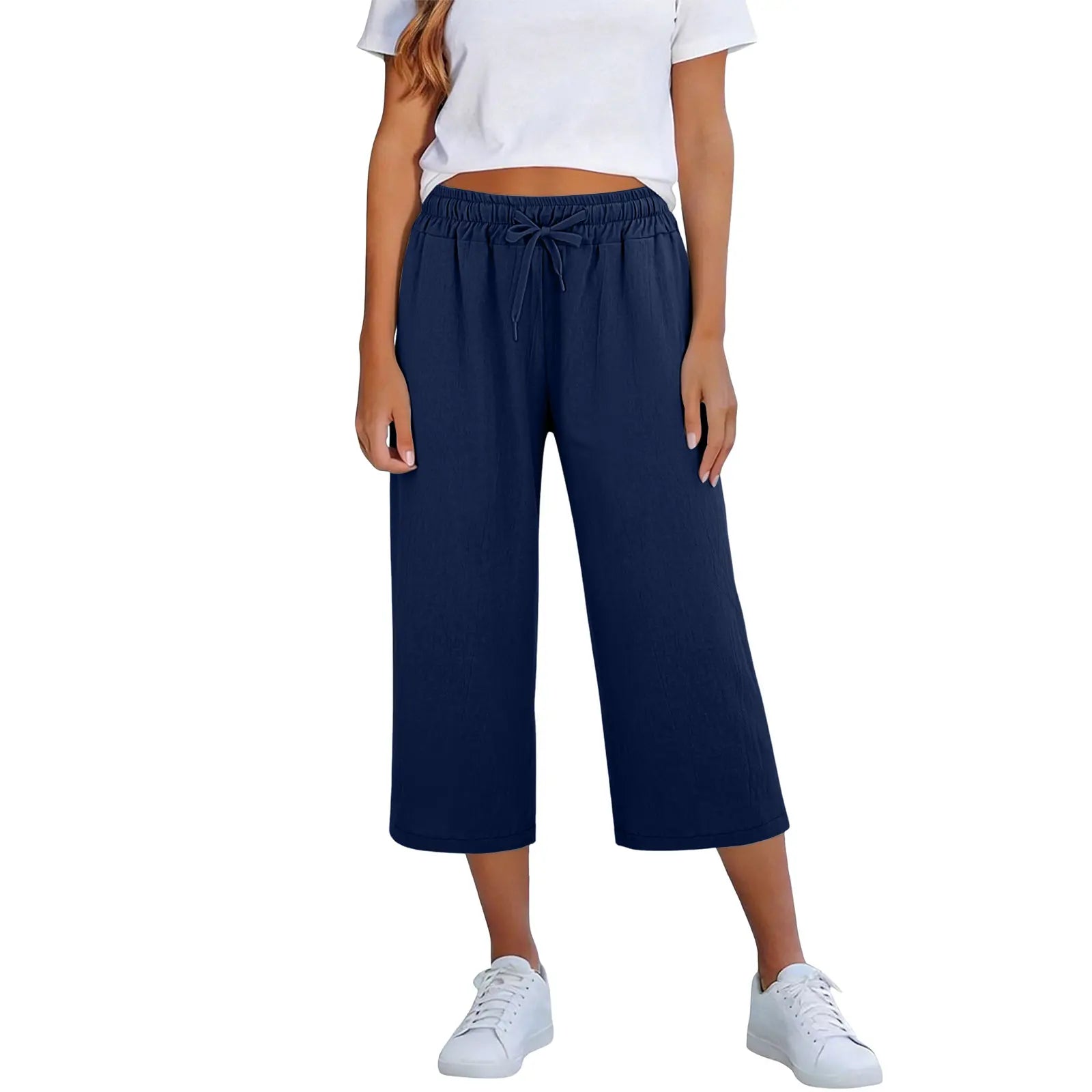 Lisia™ Culotte-Hose Mit Elastischem Bund Und Verstellbarem Kordelzug