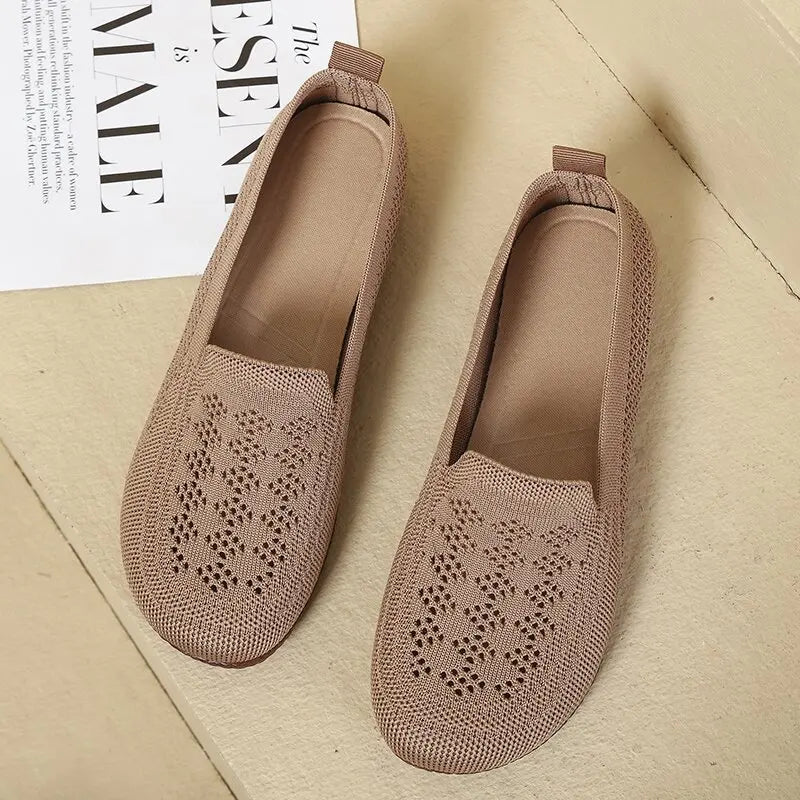 Ballerinas Avelis™ mit Luftiger Flechtstruktur und Slip-on-Design