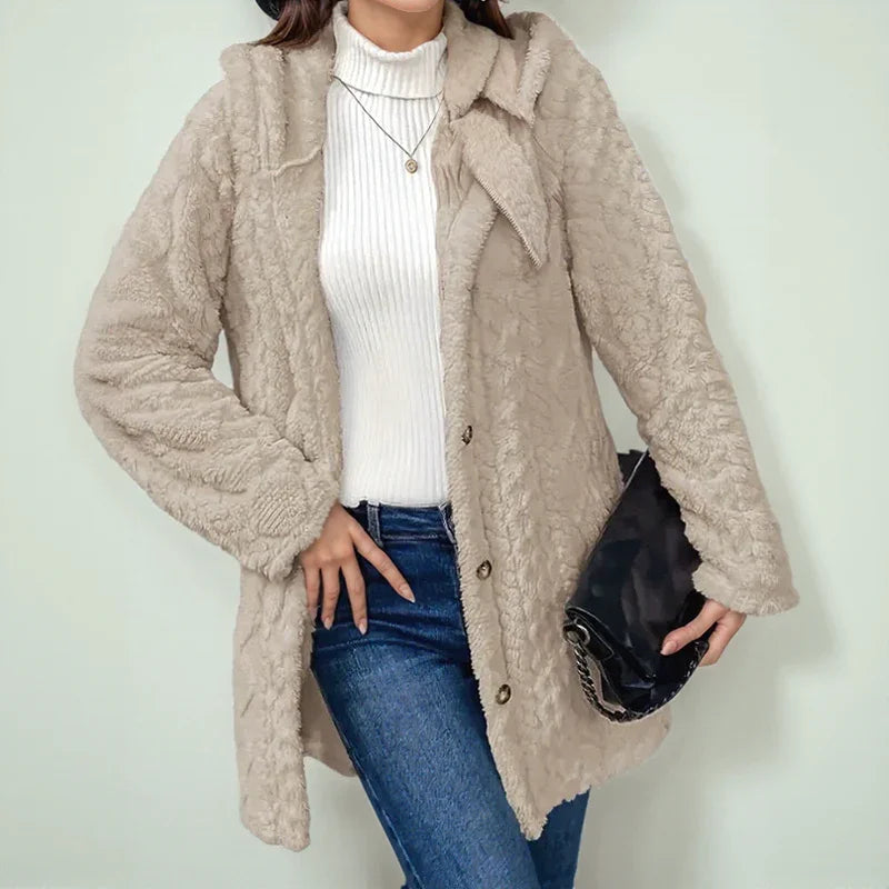 Winterfeld™ Long Fit Fleece Mantel / Komfort und Charme an den Kältesten Tagen!