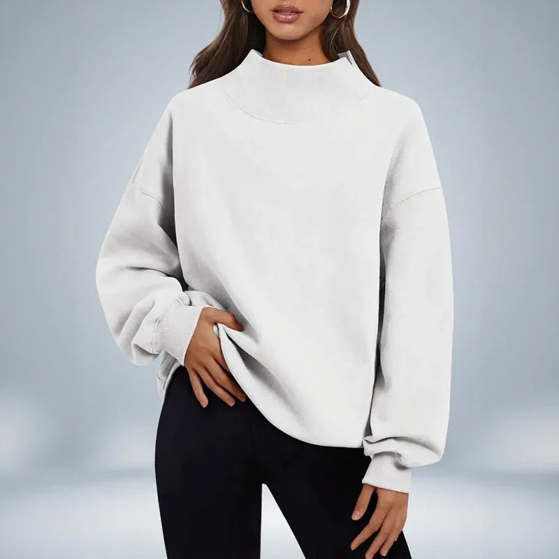 SoftLayer - Sweatshirt aus Hochwertigem, Dickem Strick mit Modernem Stehkragen!