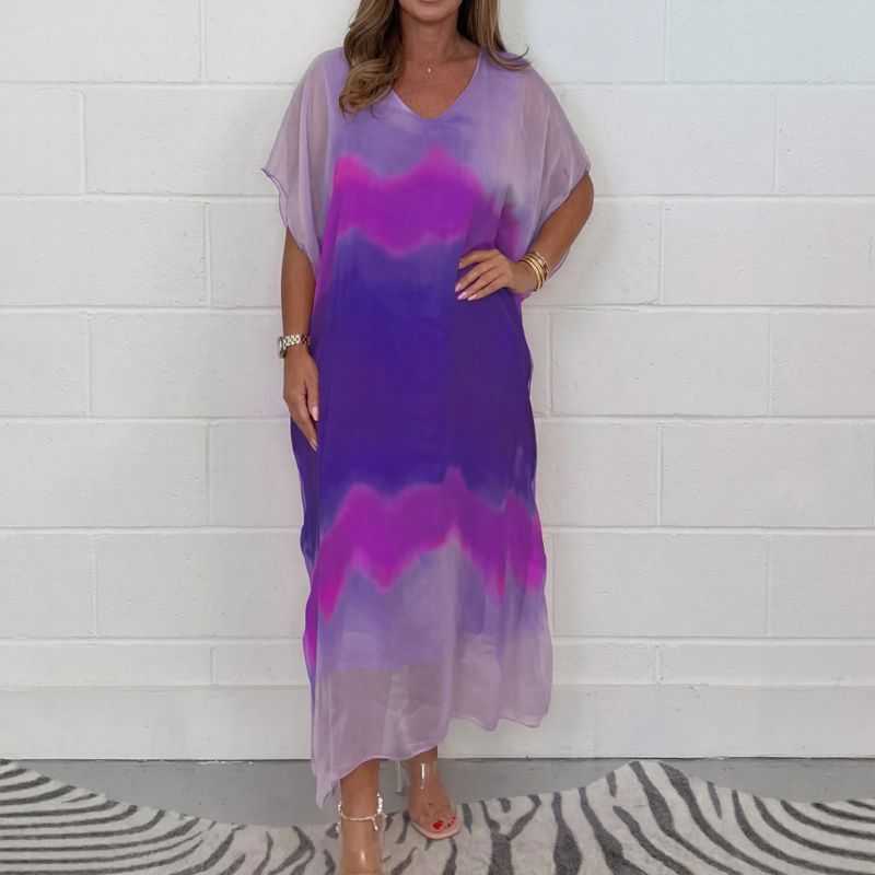 Doha™ Voile-Kleid-Set mit Schleier-Effekt und Kimonoärmeln