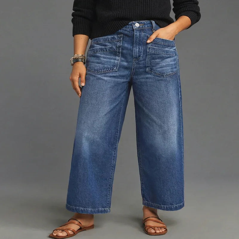 Maeve™ High-Waist Jeans mit Bequemer Passform