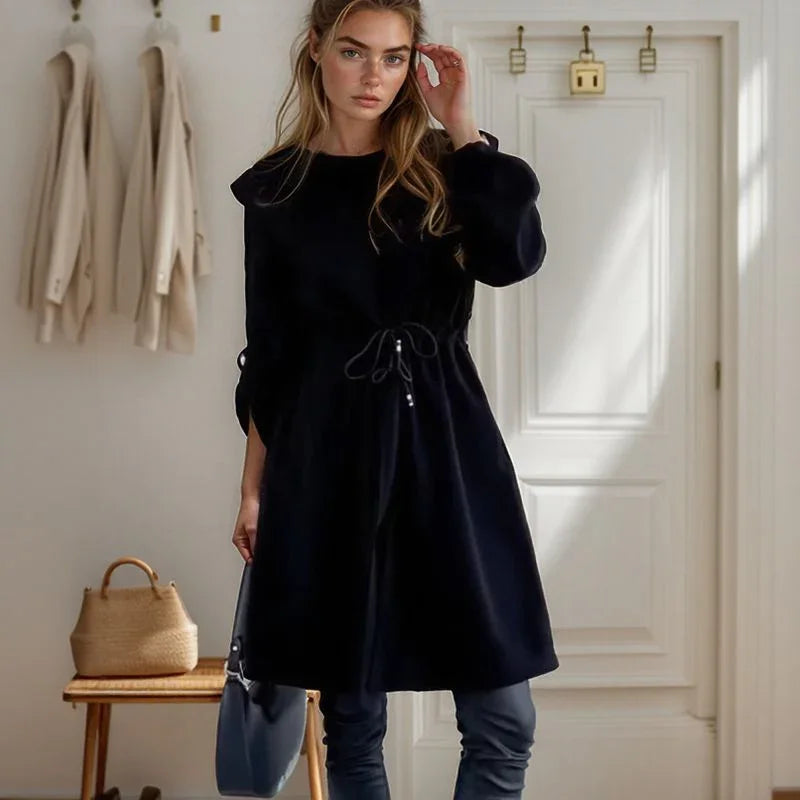 Nordlicht™-Mantel aus Geripptem Strick mit Verstellbarer Passform / Schicker Minimalismus, der Jedes Outfit Aufwertet!