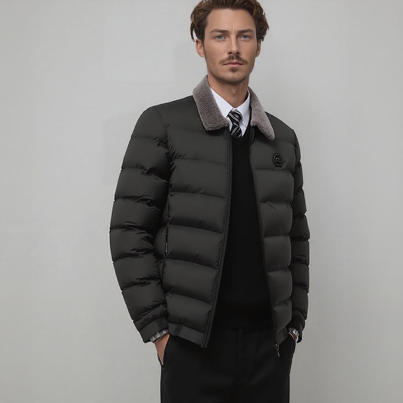 Montreux™ Jacke mit strukturiertem Kragen und Wärmeisolierung / Umfassender Schutz vor Kälte und Regen mit anspruchsvollem Stil!