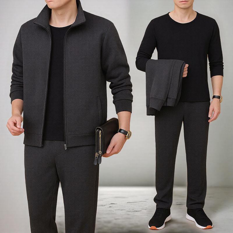 Monaco™ Set aus hochwertigem Rollkragen-Sweatshirt / Minimalistische Eleganz mit absolutem Komfort!