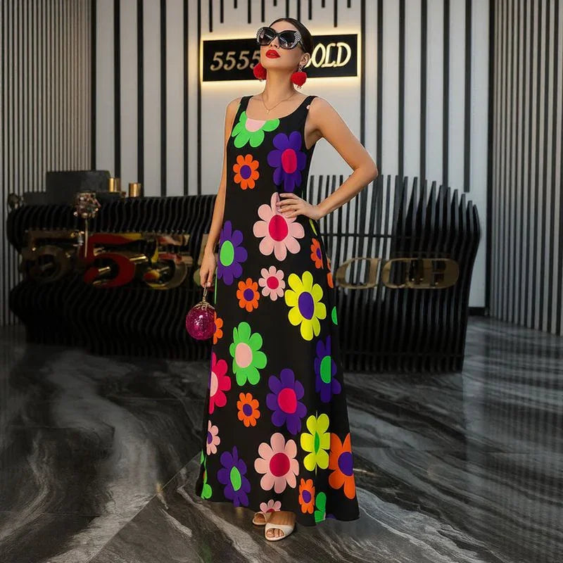 Kleid Flora™ Aus Leichtem Stoff Mit Lebendigem Blumenmuster