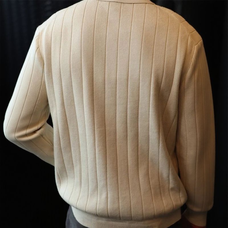 Valenor™ Polohemd aus gerippter Premium-Viskose / Souveräne Eleganz für Männer mit Ausstrahlung