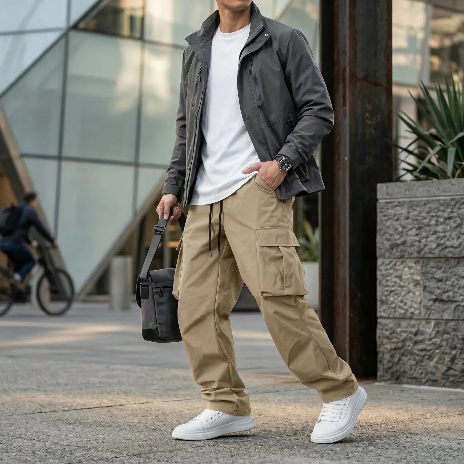 Orion™ Cargo-Hose aus Leichter Twill-Sarja mit Praktischen Utility-Taschen