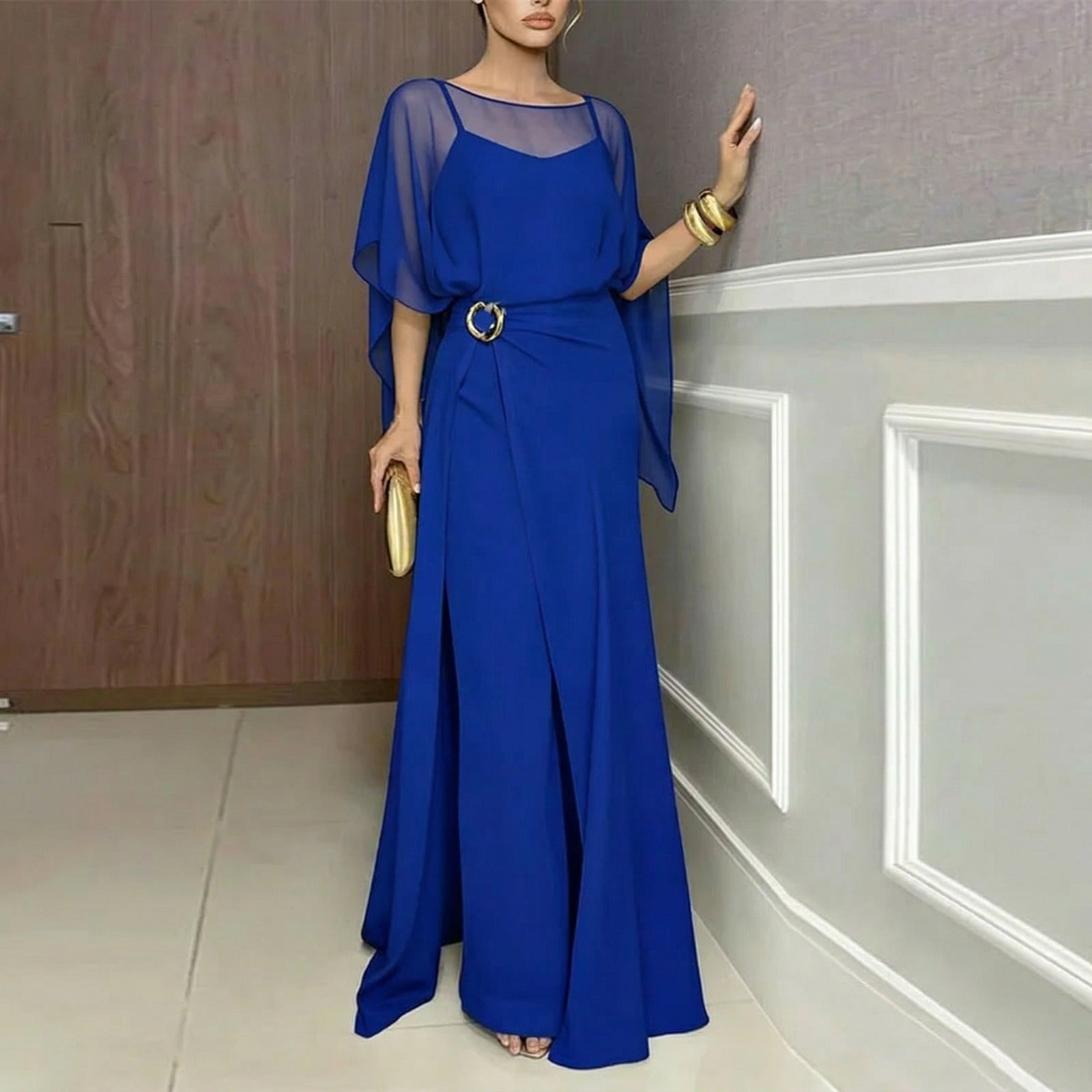Hermine™ Jumpsuit-Set mit transparenter Überlage