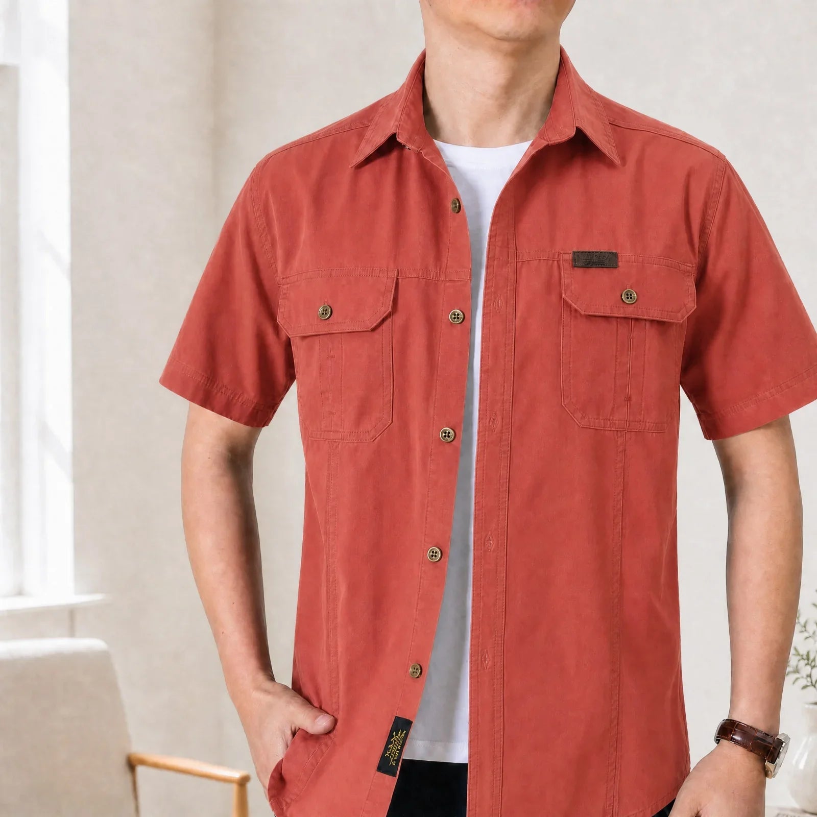 Abenteuer™ Hemd aus Baumwolle mit Utility Taschen