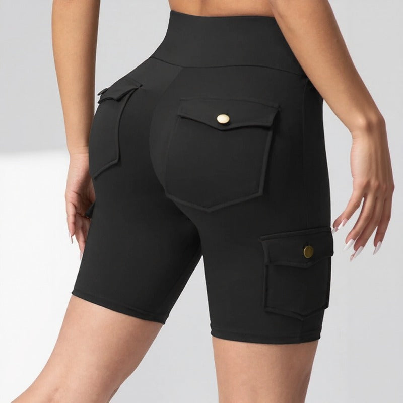 Auren Fit™ Cargo-Shorts Mit Push-Up-Effekt
