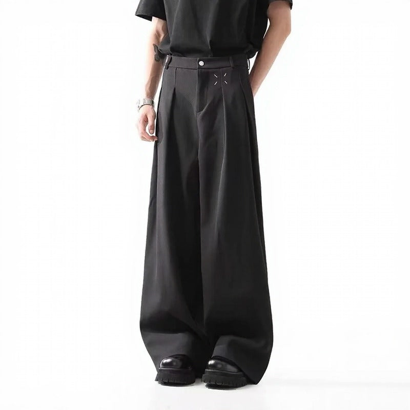 Kronos Flow™ Hose Aus Moderner Wide-Leg-Alfaiataria Mit Premium-Streetwear-Ästhetik
