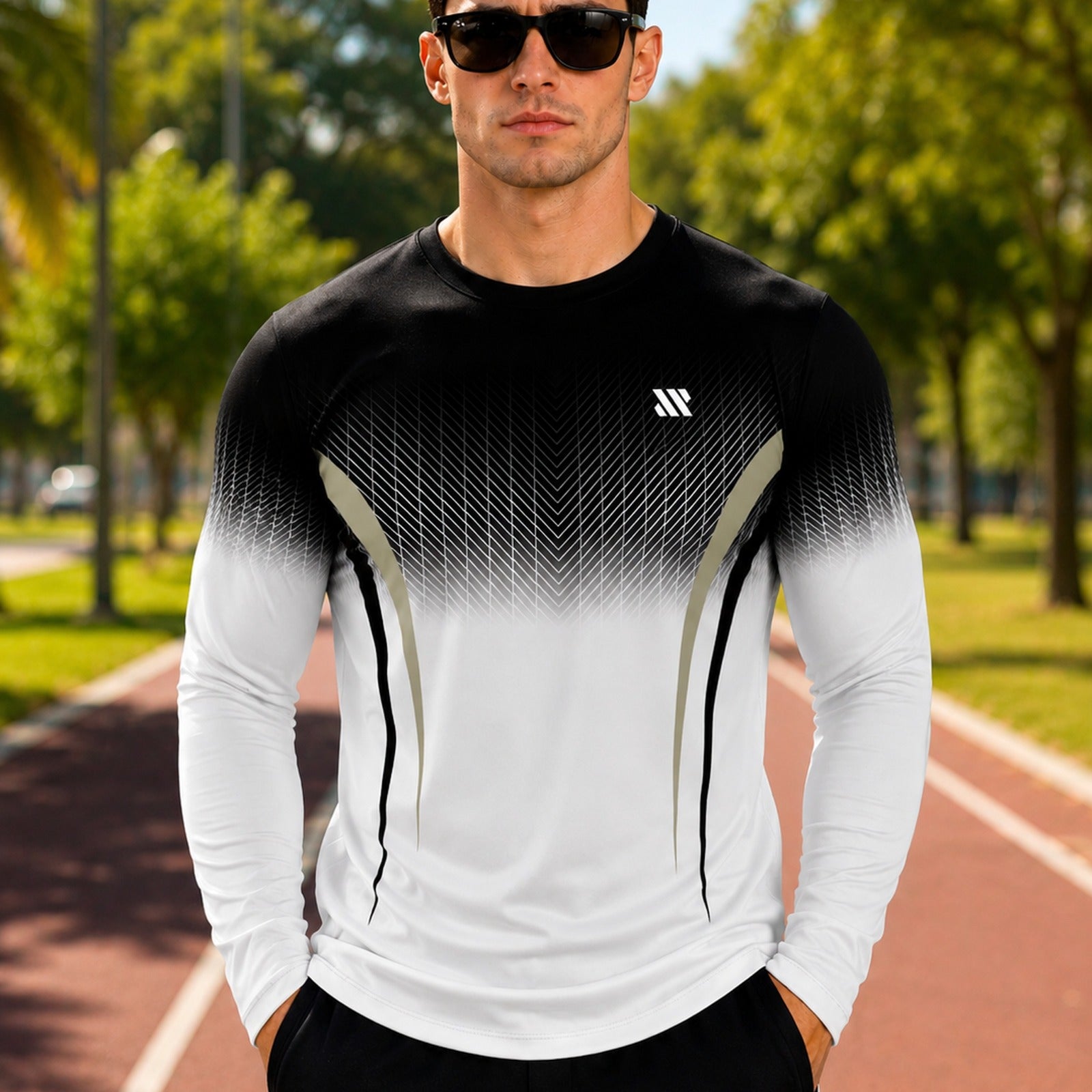 Valen™ Langarmshirt aus Sportgewebe mit UV-Schutz