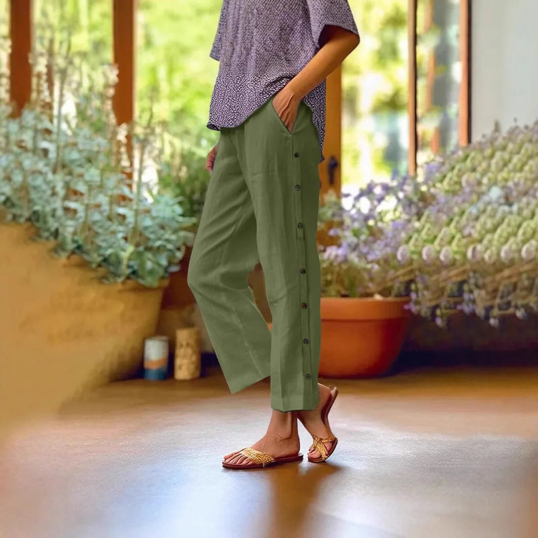 Ella™ Culotte-Hose mit Stilvollen Seitlichen Akzenten