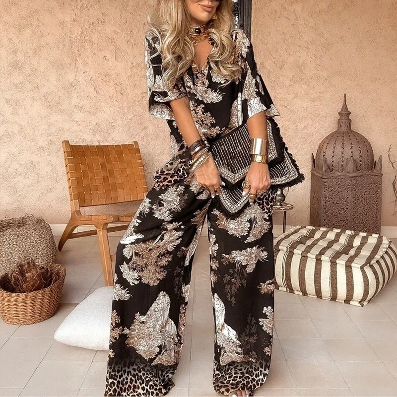 Alexia™ Set mit Weiter Passform und Raffiniertem Print