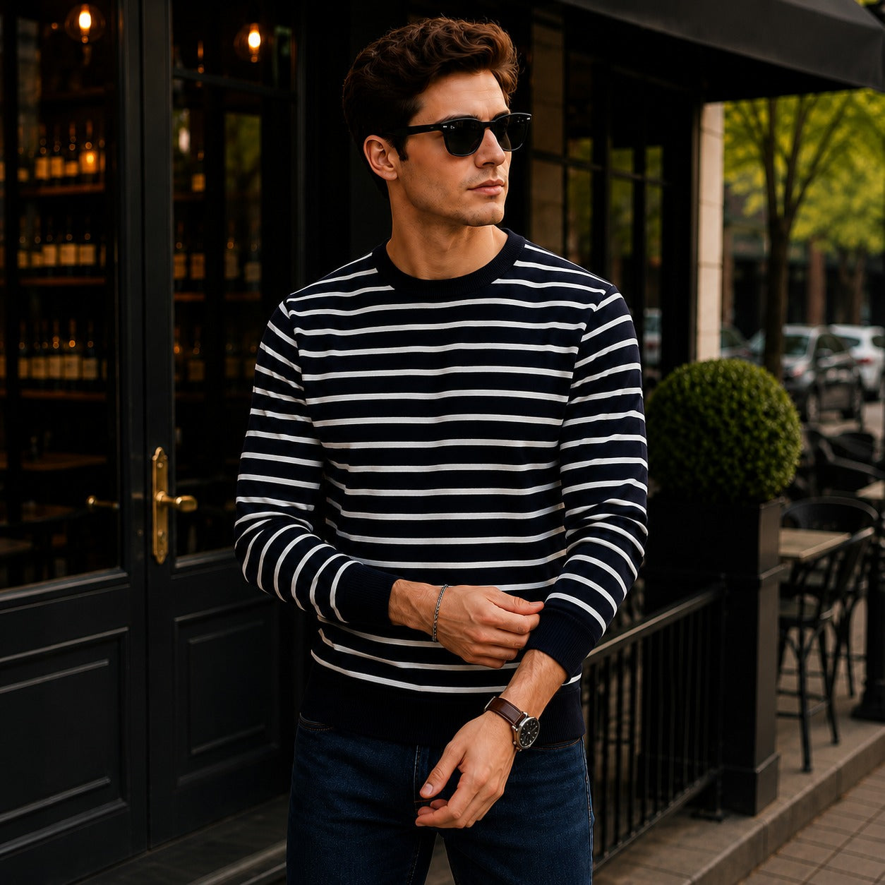 Belmont™ Premium-Strickpullover mit Fleecefutter