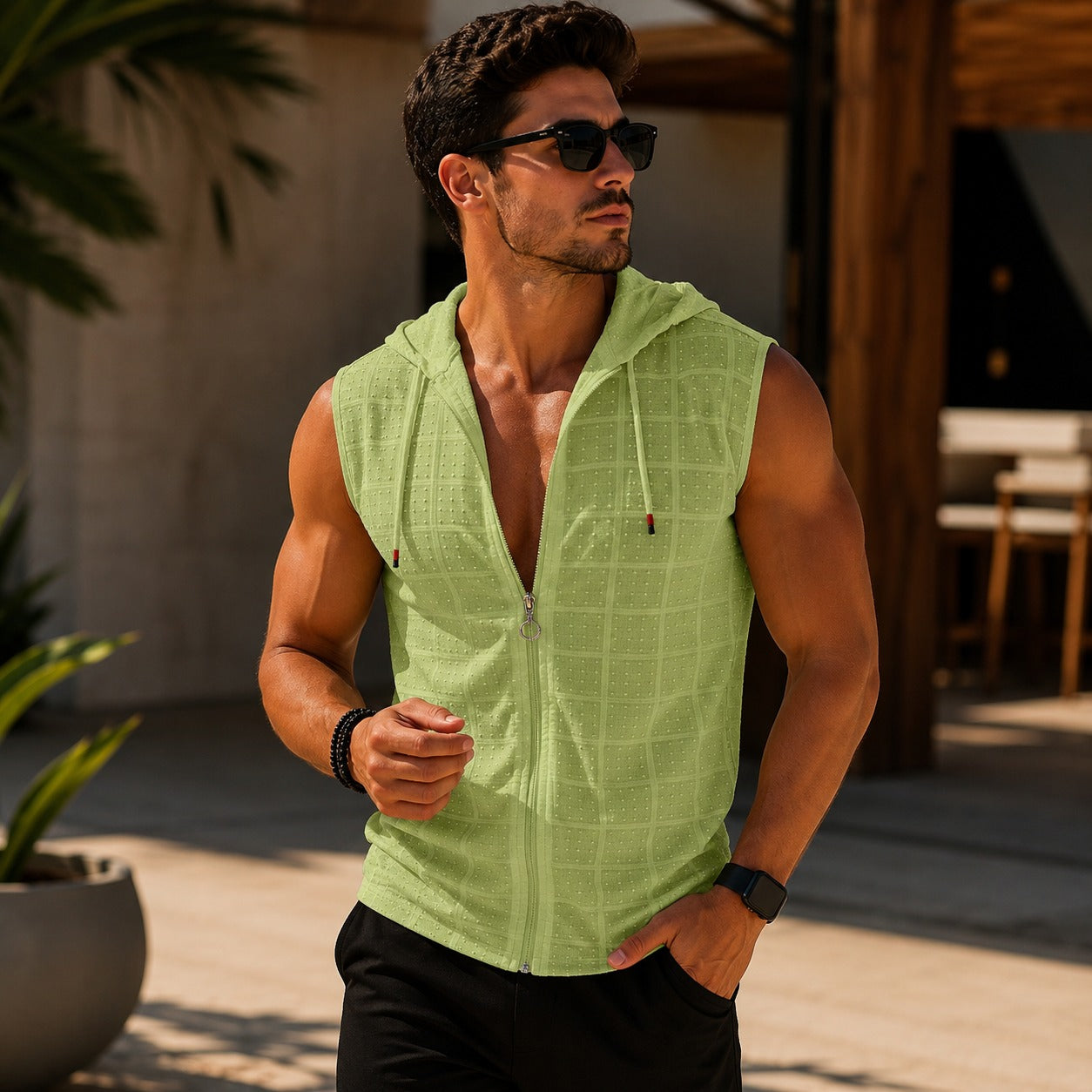 Carter™ Premium-Strickweste mit Integrierter Kapuze