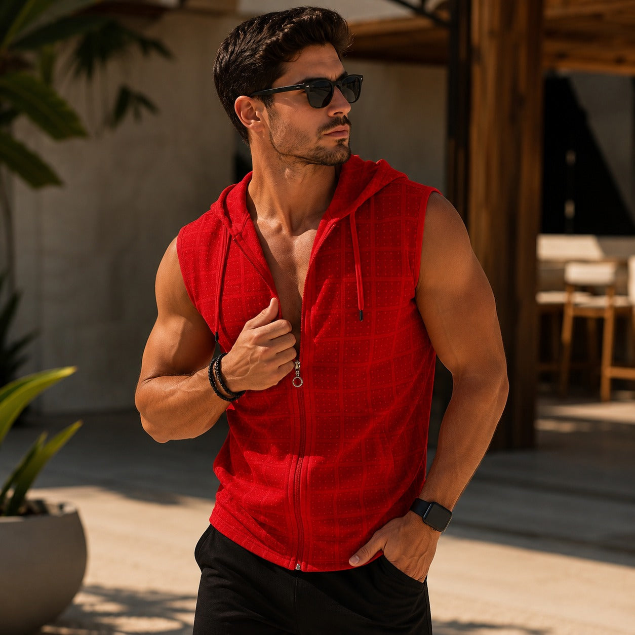 Carter™ Premium-Strickweste mit Integrierter Kapuze