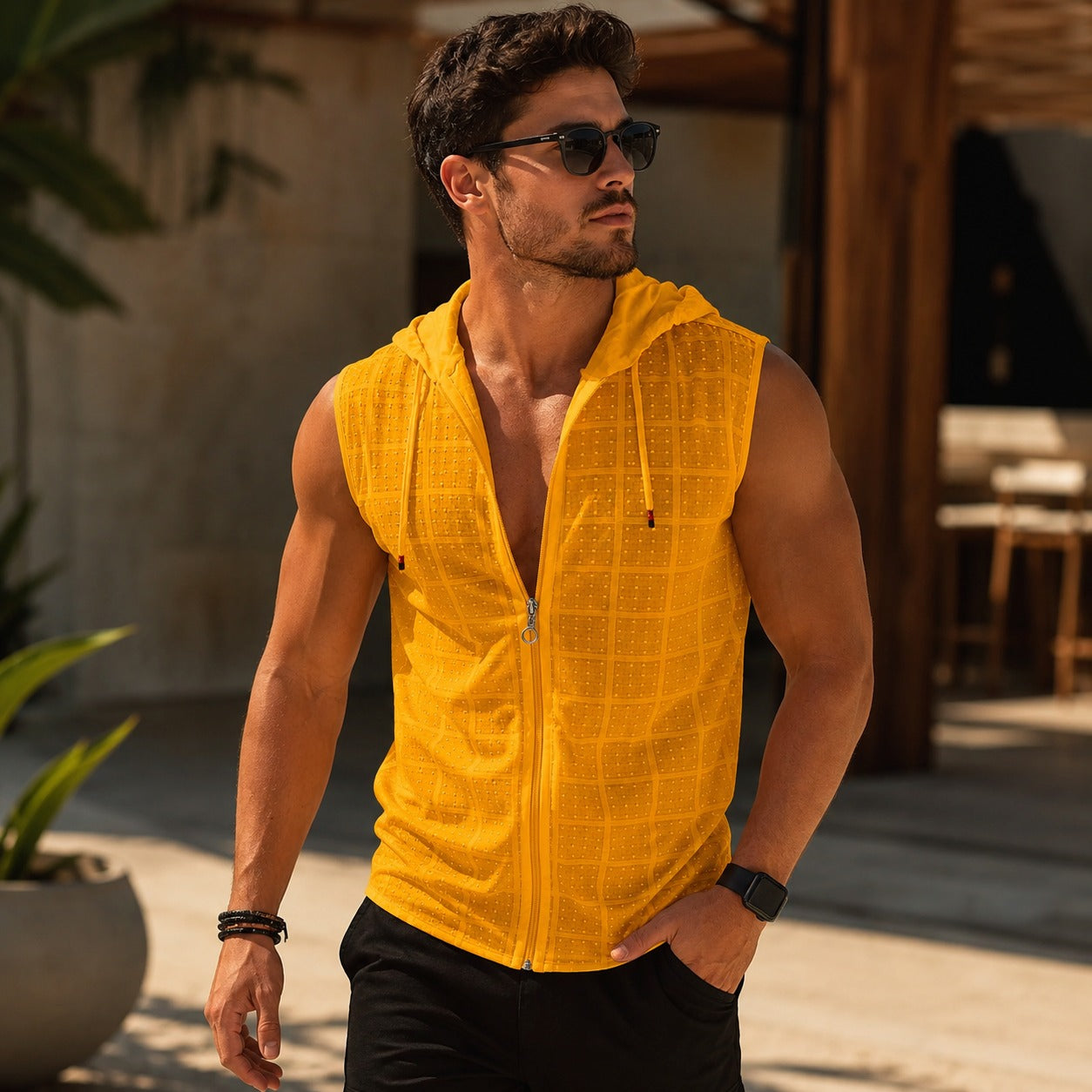 Carter™ Premium-Strickweste mit Integrierter Kapuze