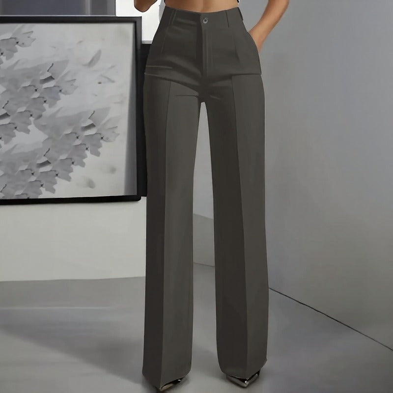 Dahlia™ Hose mit Hochwertiger Schneideroptik, Hoher Taille und Weitem Palazzo-Schnitt