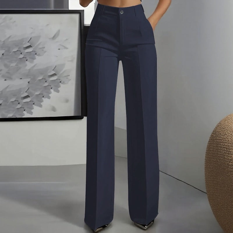 Dahlia™ Hose mit Hochwertiger Schneideroptik, Hoher Taille und Weitem Palazzo-Schnitt
