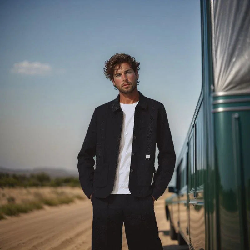 Nolan™ Strickjacke aus Strukturiertem Strick mit Hochwertiger Verarbeitung / Lässige Eleganz für Kühlere Tage!