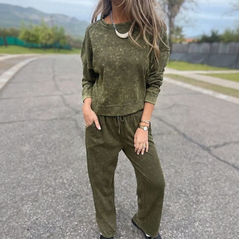 Sunday™ Set aus weichem Sweatshirt mit lockerer Passform / Entspannt, weich und stilvoll!