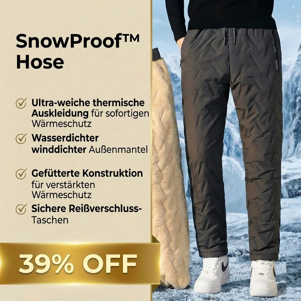 SnowProof Guard™ Thermohose mit Ultra-Weichem Fleecefutter und Wasserdichtem Außenmaterial