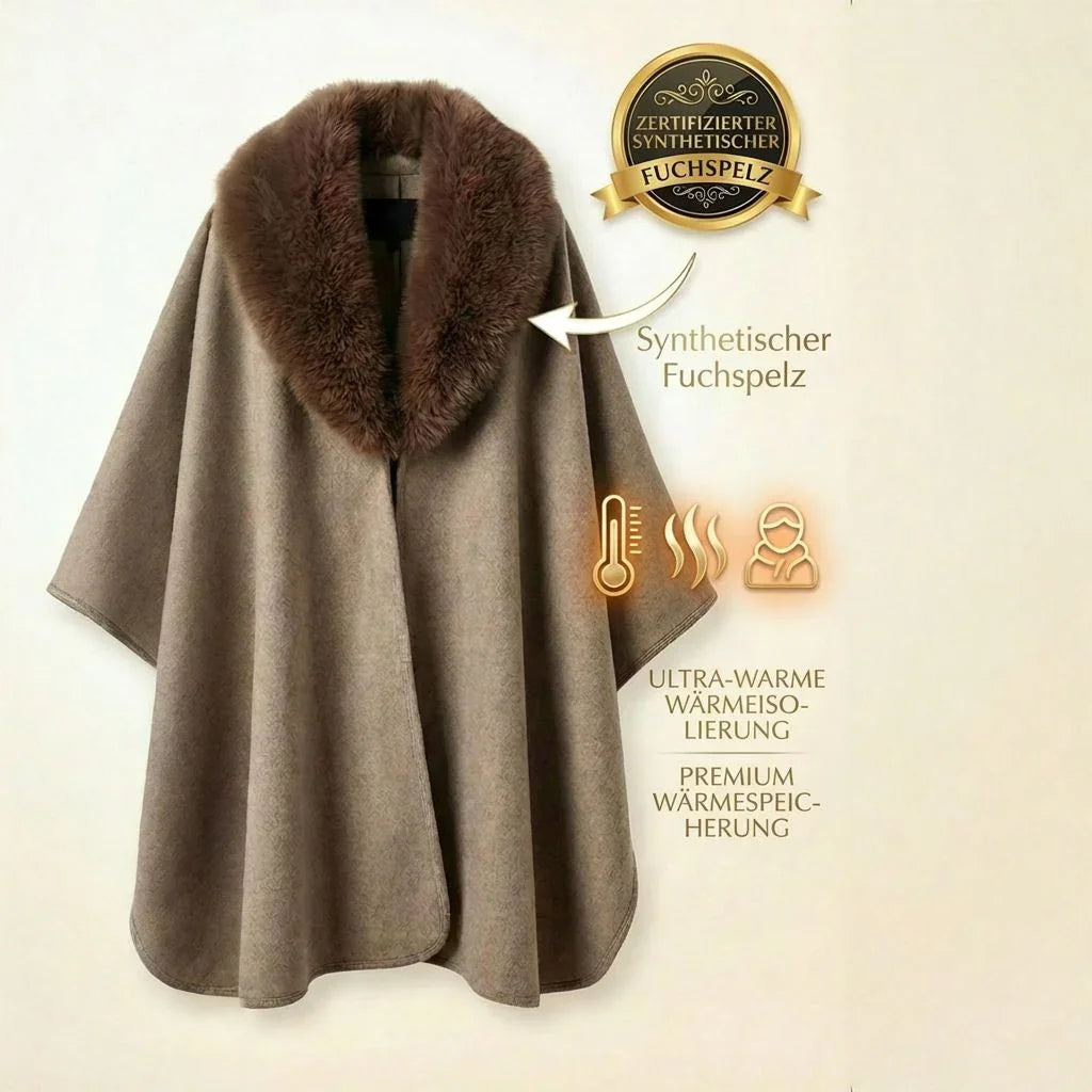 Sion™ Damenmantel mit luxuriösem Kunstfuchs-Kragen und echtem Schutz vor Kälte
