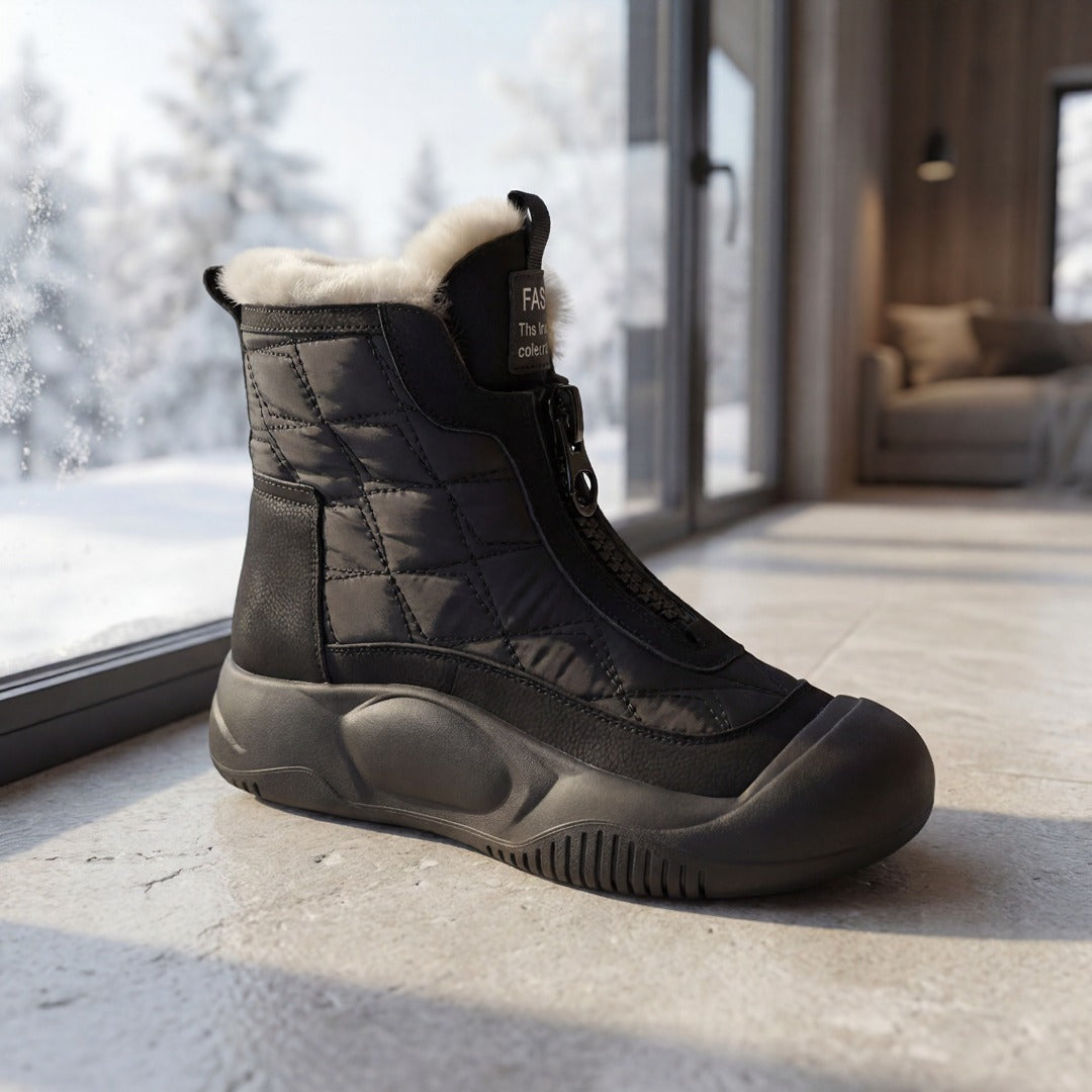 Winterbewegung™ - Stiefel mit Frontreißverschluss und Premium-Thermofutter