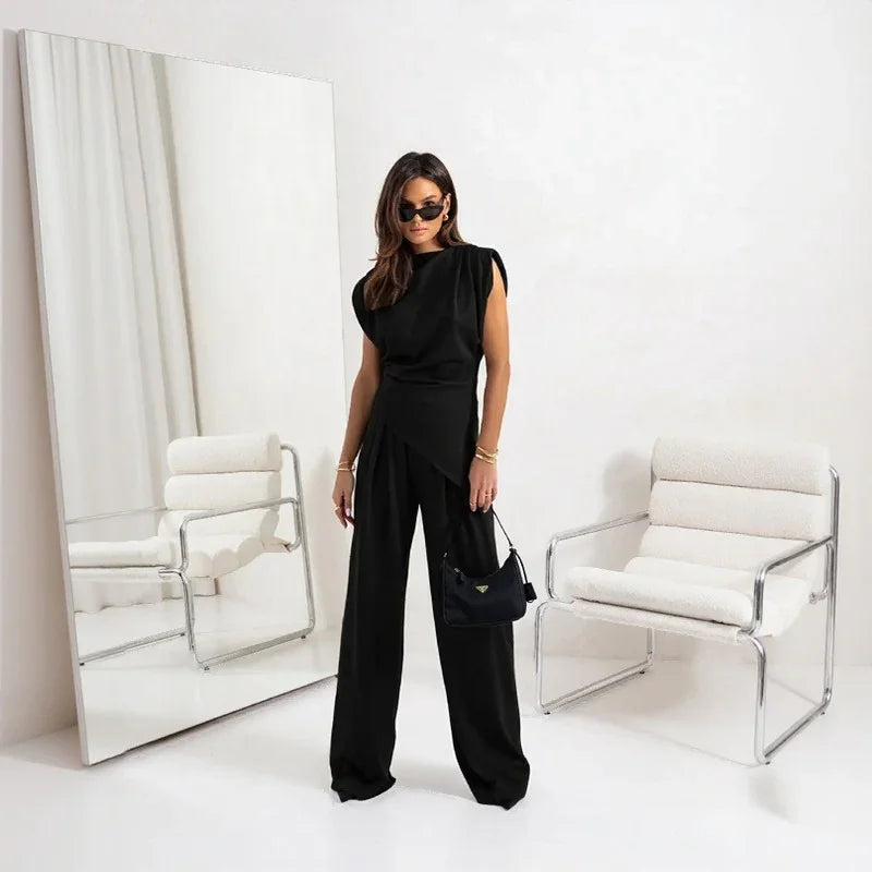 Bellanova™-Set mit Drapiertem Oberteil und Eleganter Hose