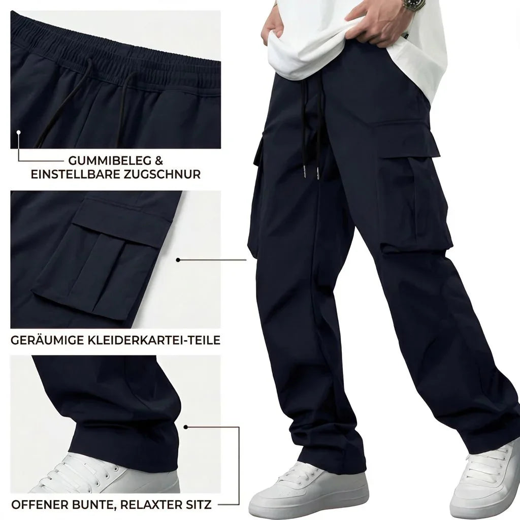 Orion™ Cargo-Hose aus Leichter Twill-Sarja mit Praktischen Utility-Taschen