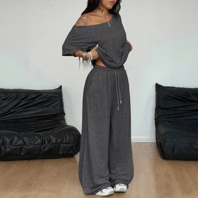 Belmara™ Set mit Lockerem Schnitt und Verstellbarer Taille
