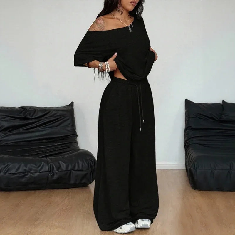 Belmara™ Set mit Lockerem Schnitt und Verstellbarer Taille