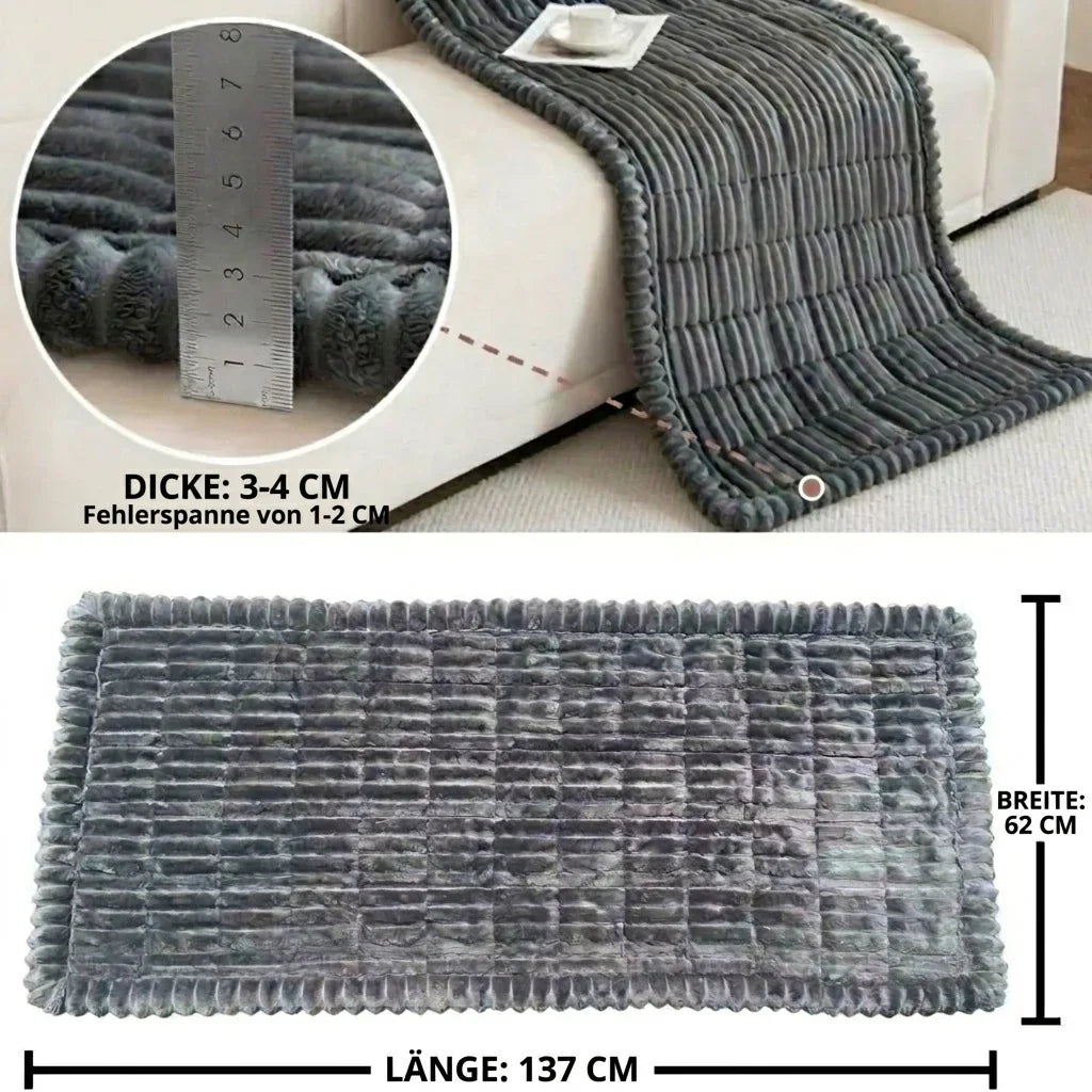 Marley™ Haustierbett mit rutschfester Unterseite und kuscheligem Plüsch