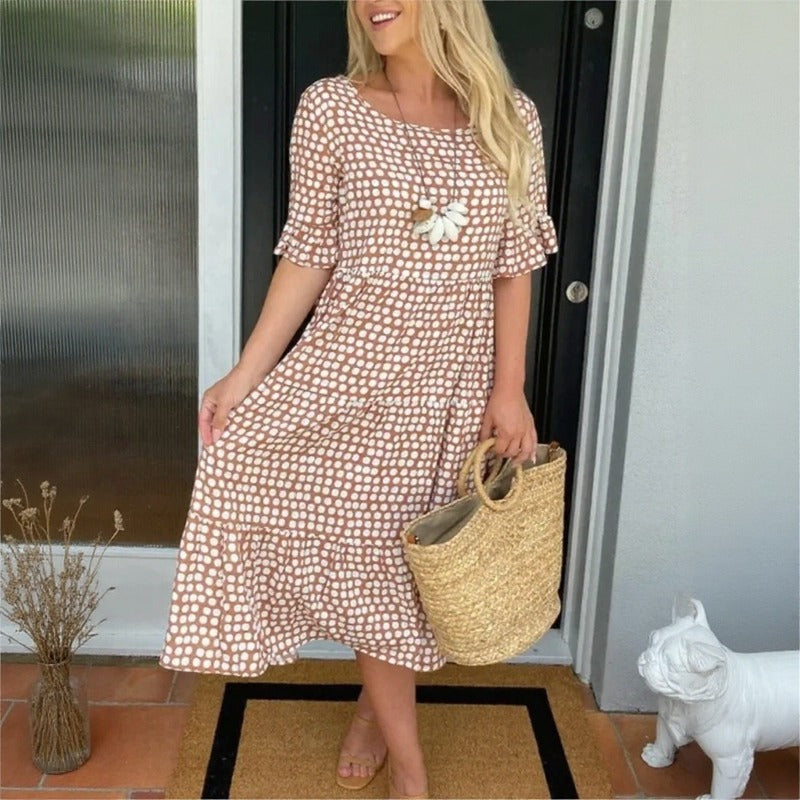 Eloria™ Kleid mit Lockerem Fall und Zeitloser Eleganz