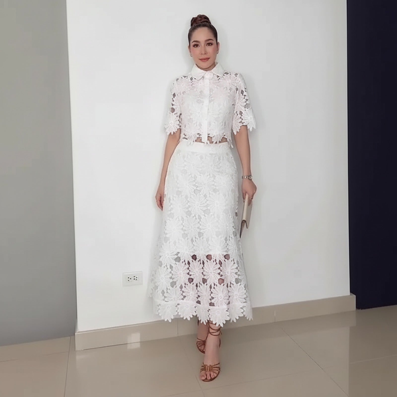 Avelisse™ Set aus Premium-Spitze mit Raffiniertem Stil