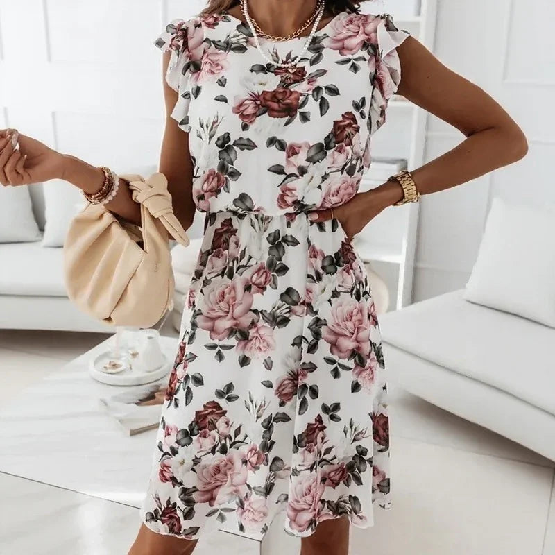 Serenelle™ Kleid mit Floraler Eleganz und Sofistischem Charme