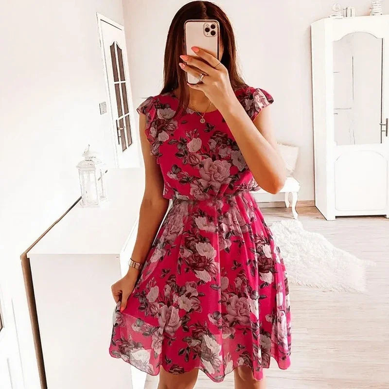 Serenelle™ Kleid mit Floraler Eleganz und Sofistischem Charme