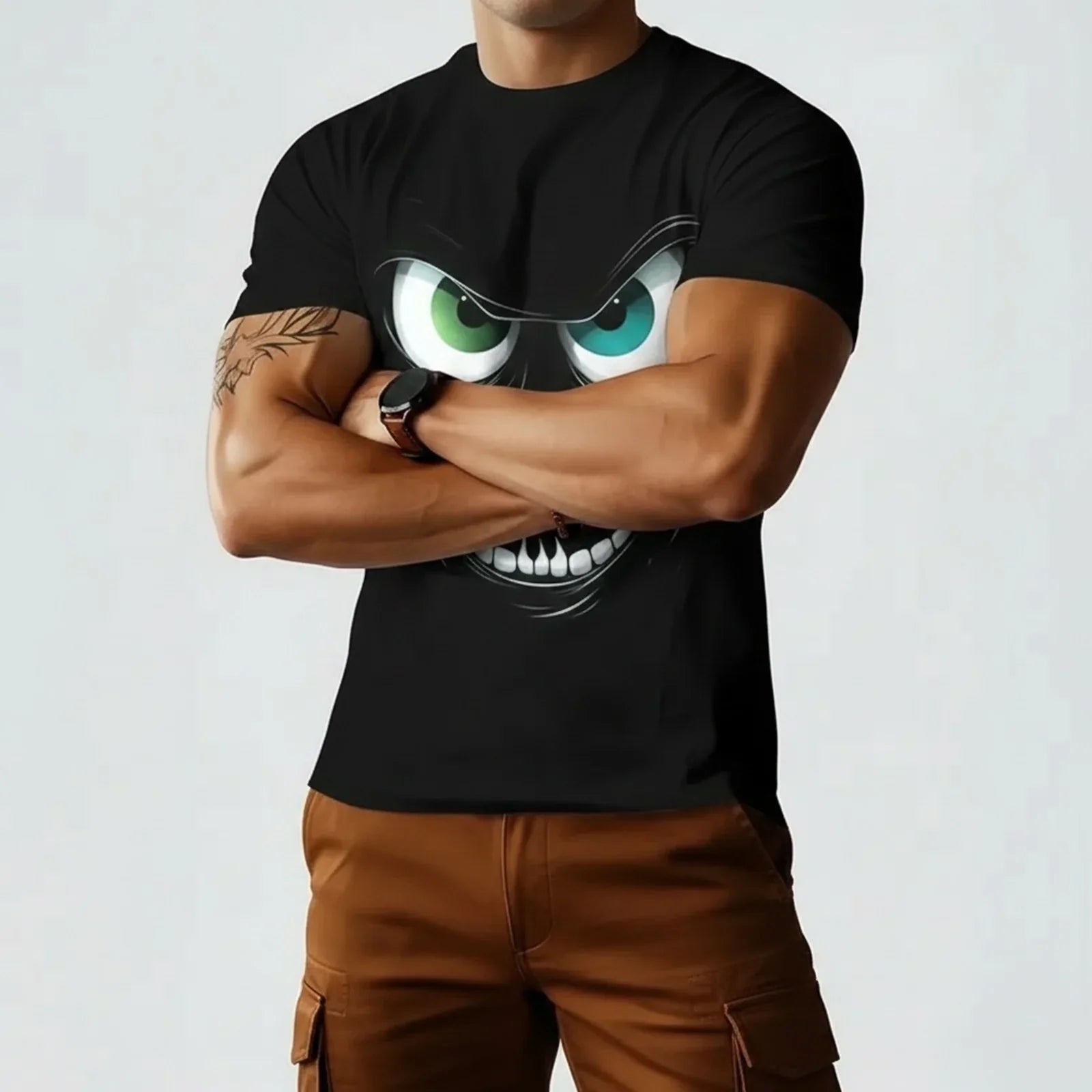 Drakos™ Oversized-Shirt Mit Viralem Gamer-Print