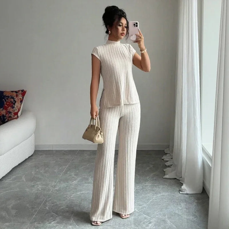 Selmira™ Geripptes Set mit Minimalistischer Eleganz