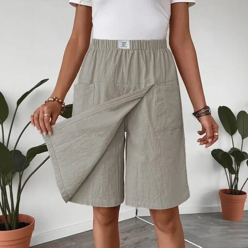 Celenne™ Skort aus Leinen-Baumwolle mit Premium-Komfort