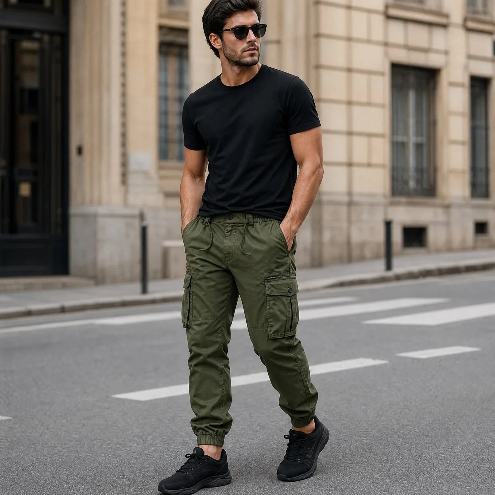 Everest™ Cargohose mit Utility-Taschen und Jogger-Bündchen