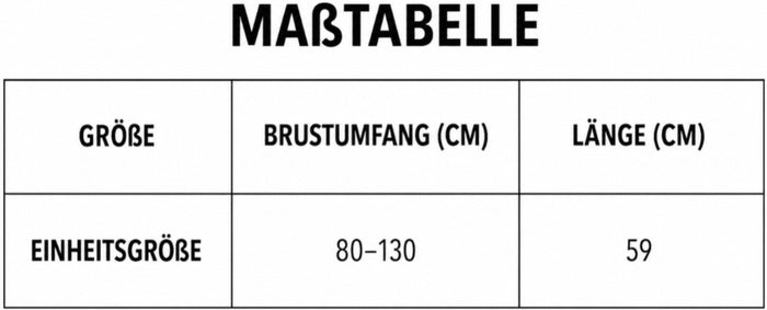 Größentabelle
