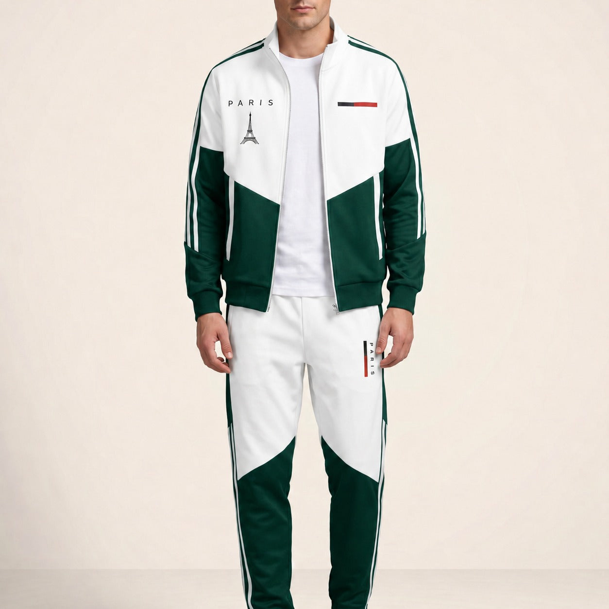 Cassian Paris™ Set mit Stehkragenjacke und Jogginghose