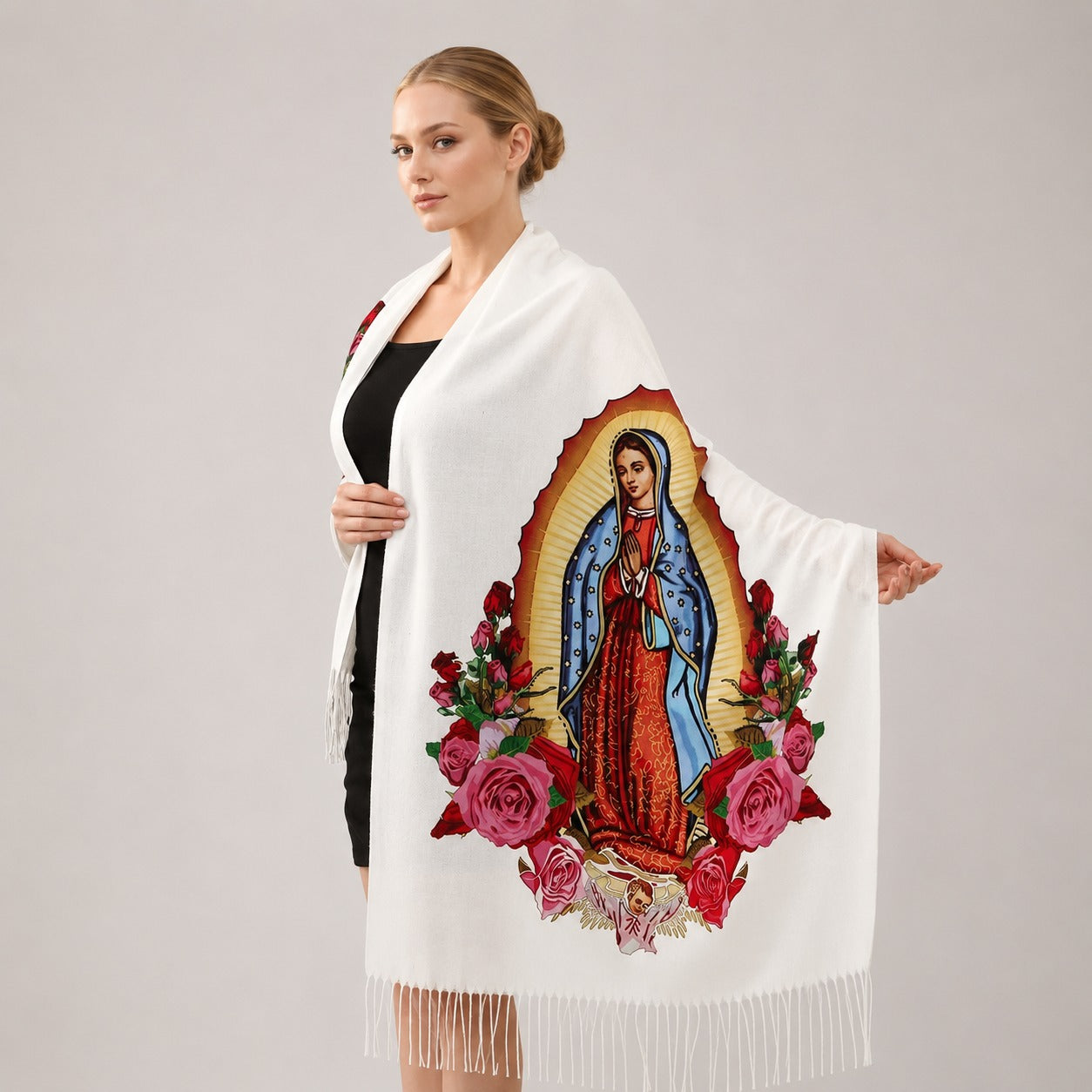 🔥 1+1 GRATIS – Guadalupe™ Kaschmirschal mit Handwerklicher Verarbeitung und Feinen Fransen