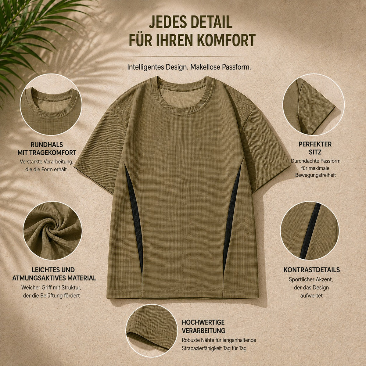 Tjark™ Set mit Kurzarmshirt und Shorts mit verstellbarem Bund