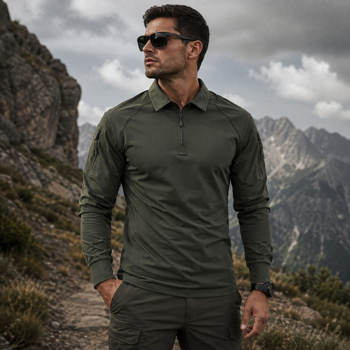 Langarmhemd Vardon™ mit Utility-Taschen und Robustem Design